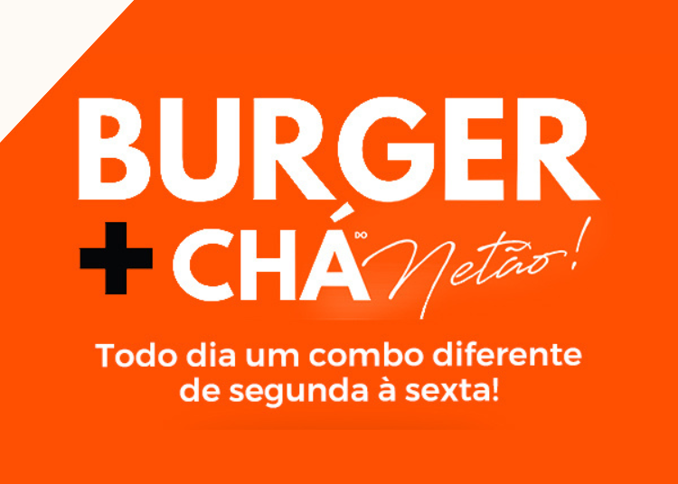 Promo Burger + Chá no Bom Beef Burger Plaza Sul!